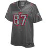 Image of Travis Kelce Kansas City Chiefs NFL Pro Line Women's Static Fashion Jersey Gray