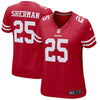 Image of Richard Sherman San Francisco 49ers Women's Game Jersey– Scarlet 2018/2019