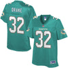 Image of Kenyan Drake Miami Dolphins Pro Line Women's Player Jersey - Aqua 2018/2019