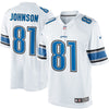 Image of Calvin Johnson Detroit Lions Limited Jersey - White