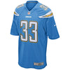 Image of Derwin James Los Angeles Chargers Game Jersey Powder Blue