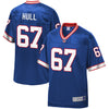Image of Kent Hull Buffalo Bills Pro Line Retired Player Jersey - Royal 2018/2019