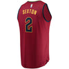 Image of Collin Sexton Cleveland Cavaliers Branded Fast Break Jersey Wine - Icon Edition