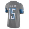 Image of Golden Tate Detroit Lions Vapor Untouchable Color Rush Limited Player Jersey - Steel