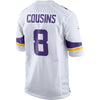 Image of Kirk Cousins Minnesota Vikings Game Jersey – White 2018/2019