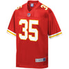 Image of Christian Okoye Kansas City Chiefs NFL Pro Line Retired Player Jersey Red