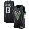 Image of Malcolm Brogdon Milwaukee Bucks Swingman Jersey - Statement Edition – Black