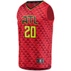 Image of John Collins Atlanta Hawks Branded Fast Break Jersey Red - Statement Edition