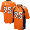 Image of Derek Wolfe Denver Broncos Game Jersey - Orange