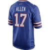 Image of Josh Allen Buffalo Bills Draft First Round Pick Game Jersey – Royal 2018/2019