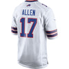 Image of Josh Allen Buffalo Bills Draft Pick Game Jersey – White 2018/2019