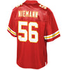 Image of Ben Niemann Kansas City Chiefs NFL Pro Line Player Jersey Red
