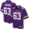 Image of Danny Isidora Minnesota Vikings Pro Line Team Color Player Jersey – Purple 2018/2019