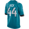 Image of Myles Jack Jacksonville Jaguars Player Game Jersey Teal