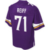 Image of Riley Reiff Minnesota Vikings Pro Line Team Color Player Jersey – Purple 2018/2019