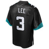 Image of Tanner Lee Jacksonville Jaguars NFL Pro Line Team Player Jersey Black