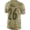 Image of Le'Veon Bell Pittsburgh Steelers Salute to Service Limited Jersey – Camo 2018/2019