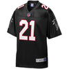 Image of Deion Sanders Atlanta Falcons Pro Line Retired Player Jersey – Black 2018/2019
