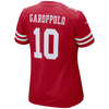 Image of Jimmy Garoppolo San Francisco 49ers Women's Game Jersey – Scarlet 2018/2019
