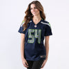 Image of Bobby Wagner Seattle Seahawks Women's Game Jersey - College Navy 2018/2019