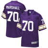 Image of Jim Marshall Minnesota Vikings Pro Line Retired Player Jersey – Purple 2018/2019