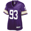Image of John Randle Minnesota Vikings Pro Line Women's Retired Player Jersey – Purple 2018/2019
