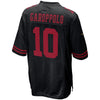Image of Jimmy Garoppolo San Francisco 49ers Game Jersey – Black 2018/2019
