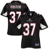 Image of D.J. Foster Arizona Cardinals Pro Line Women's Player Jersey – Black 2018/2019