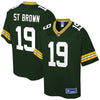 Image of Equanimeous St. Brown Green Bay Packers NFL Pro Line Player Jersey Green