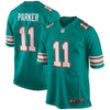 Image of DeVante Parker Miami Dolphins Game Jersey - Aqua 2018/2019