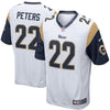 Image of Marcus Peters Los Angeles Rams Game Jersey White
