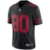 Image of Jerry Rice San Francisco 49ers Retired Player Vapor Untouchable Limited Throwback Jersey - Black 2018/2019