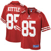 Image of George Kittle San Francisco 49ers Pro Line Team Player Jersey – Scarlet 2018/2019