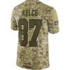 Image of Travis Kelce Kansas City Chiefs Salute to Service Limited Jersey Camo