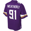 Image of Stephen Weatherly Minnesota Vikings Pro Line Team Color Player Jersey – Purple 2018/2019