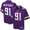Image of Stephen Weatherly Minnesota Vikings Pro Line Team Color Player Jersey – Purple 2018/2019