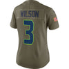 Image of Russell Wilson Seattle Seahawks Women's Salute to Service Limited Jersey - Olive 2018/2019
