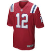 Image of Tom Brady New England Patriots Game Jersey - Red 2018/2019