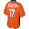 Image of DaeSean Hamilton Denver Broncos NFL Pro Line Player Jersey Orange