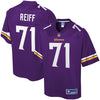 Image of Riley Reiff Minnesota Vikings Pro Line Team Color Player Jersey – Purple 2018/2019