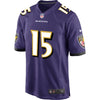 Image of Michael Crabtree Baltimore Ravens Game Jersey – Purple 2018/2019