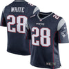 Image of James White New England Patriots Men's Game Jersey - Navy 2018/2019