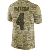 Image of Deshaun Watson Houston Texans Salute to Service Limited Jersey Camo