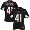 Image of Antoine Bethea Arizona Cardinals Pro Line Women's Player Jersey – Black 2018/2019