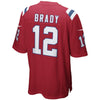 Image of Tom Brady New England Patriots Game Jersey - Red 2018/2019