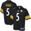 Image of Joshua Dobbs Pittsburgh Steelers Pro Line Team Color Player Jersey – Black 2018/2019
