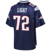Image of Matt Light New England Patriots Pro Line Retired Player Jersey – Navy 2018/2019