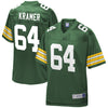 Image of Jerry Kramer Green Bay Packers NFL Pro Line Retired Team Player Jersey Green