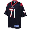 Image of David Sharpe Houston Texans NFL Pro Line Player Jersey Navy