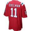 Image of Julian Edelman New England Patriots Game Jersey - Red 2018/2019